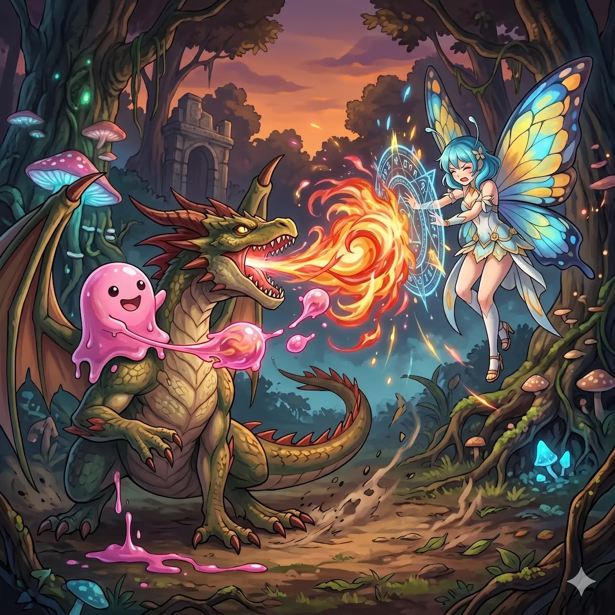 ドラゴンフィーダー — 広大な幻想世界を舞う一頭のドラゴン